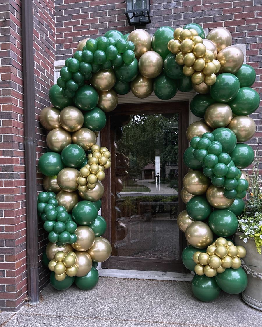 Garland and arches