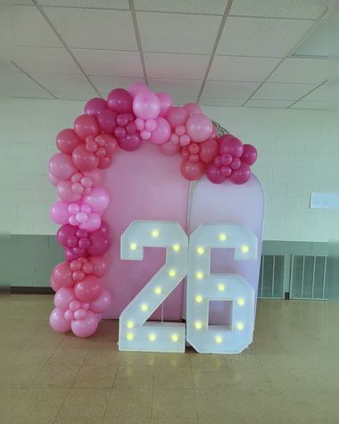 Graduation balloons by Sherri’s Heavenly Balloons, central Indiana.