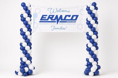 Corporate event balloons by Sherri’s Heavenly Balloons, central Indiana.