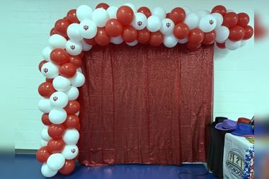 Graduation balloons by Sherri’s Heavenly Balloons, central Indiana.