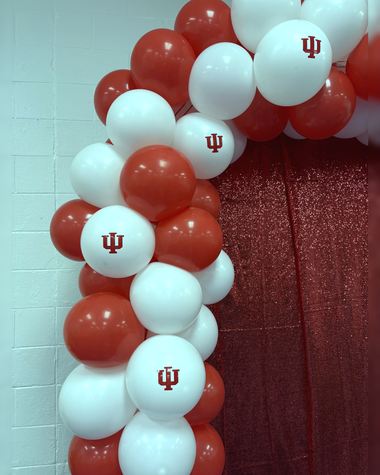 Graduation balloons by Sherri’s Heavenly Balloons, central Indiana.