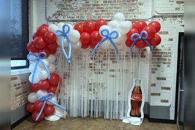 Baby shower balloons by Sherri’s Heavenly Balloons, central Indiana.