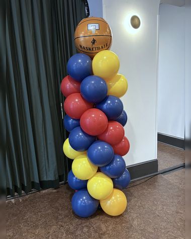 Corporate event balloons by Sherri’s Heavenly Balloons, central Indiana.