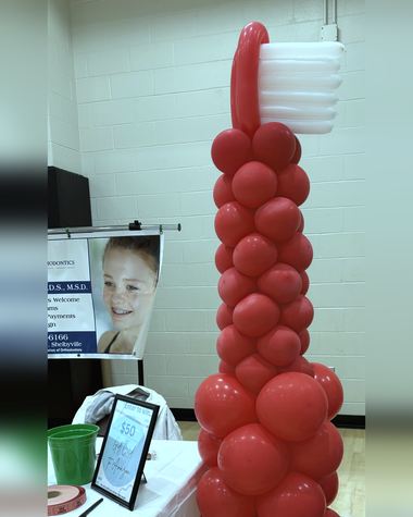 Corporate event balloons by Sherri’s Heavenly Balloons, central Indiana.