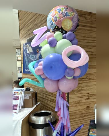 Corporate event balloons by Sherri’s Heavenly Balloons, central Indiana.