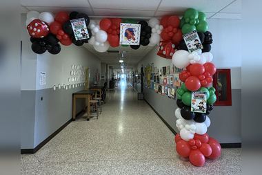 School Event balloons by Sherri’s Heavenly Balloons, central Indiana.