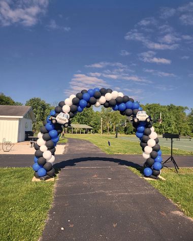 Corporate event balloons by Sherri’s Heavenly Balloons, central Indiana.