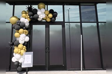 Corporate event balloons by Sherri’s Heavenly Balloons, central Indiana.