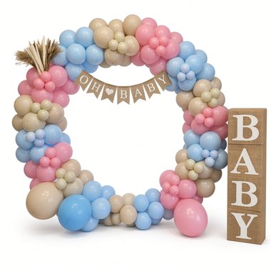 Round arch by Sherri's Heavenly Balloons