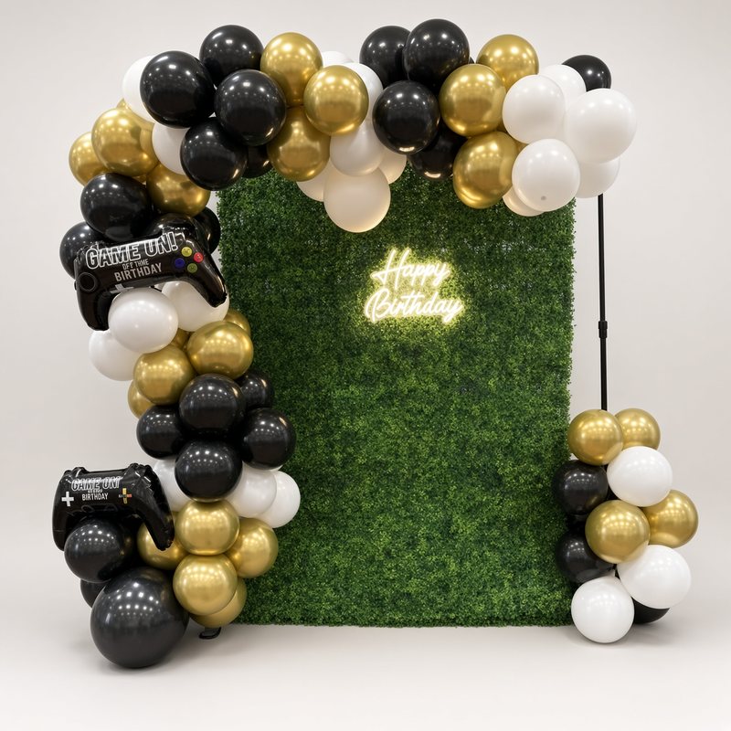 Greenery wall backdrop