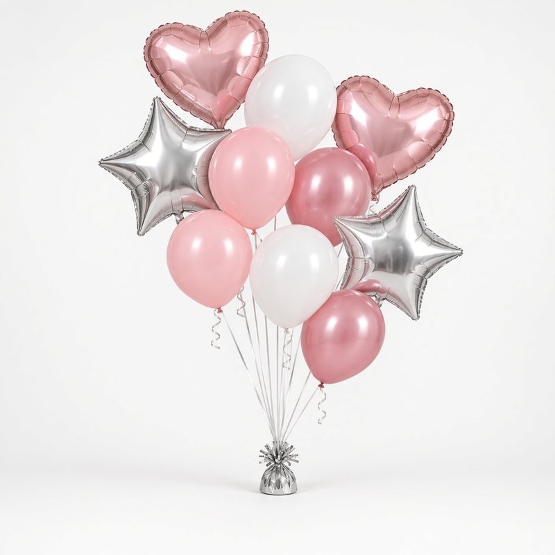 Illustrative example: Extra-large mixed bouquet (10 balloons)