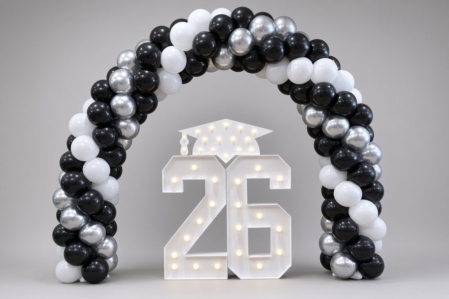 Graduation Decor by Sherri’s Heavenly Balloons