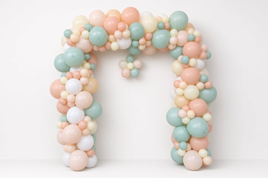 Balloon installation by Sherri’s Heavenly Balloons