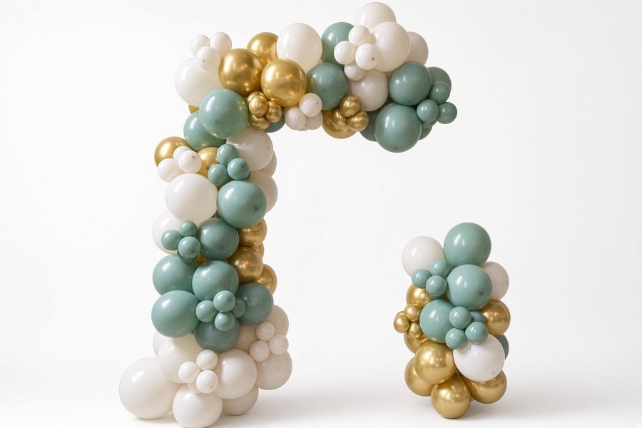 Balloon installation by Sherri’s Heavenly Balloons